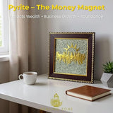 7 Horses on Raw Pyrite Frame – Vastu Seven Horses Wall Decor with Natural Pyrite Stone