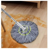 Stainless Steel Microfiber Twist Mop for Floor Cleaning