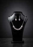 Sliver Plated Artificial Stones Studded Jewellery Set