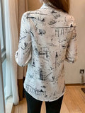 Women Printed Regular Fit Shirt with Full Sleeves